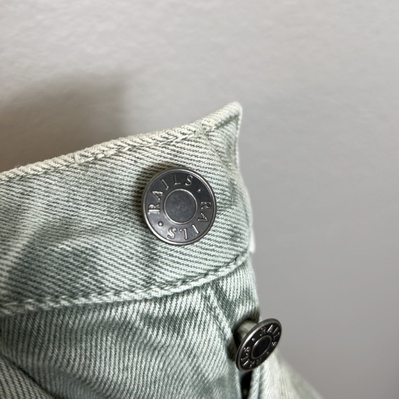 New RAILS The Melrose Classic Slim Jeans 28 Sage Acid Wash NWOT - Picture 13 of 13